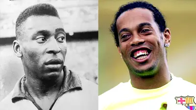 Remaining Brazil's All-time Leading Goal Scorer - It's no secret that Brazil is a soccer powerhouse, churning out football stars left and right, before and after Pelé. But when talking about Pelé's dominance consider this for a moment. As great as Ronaldhino was for Brazil with 33 goals for the national team, Pelé was that much better with 77 goals and three World Cup title wins. If there's anyone who deserves to wear the crown for Brazil, it's Pelé. When European football clubs tried to pry Pelé away from Brazil following the 1962 World Cup, Brazil's national government deemed him a &quot;national treasure&quot; to prevent him from being shipped out. His goal record is definitely safe, but does young stud&nbsp;Neymar have a shot at catching&nbsp;Pelé's mark? Only time will tell.(Photos from Left: Central Press/Getty Images, Denis Doyle/Getty Images)