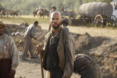 Common - Common is currently starring in the AMC western Hell on Wheels. In its fourth season, the Chicago MC plays Elam Ferguson, an emancipated slave fighting prejudice and dealing with the drama and politics of the time as the first transcontinental railroad is being constructed.(Photo: AMC)
