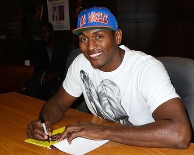Metta World Peace: November 13 - The NBA icon is still one of the sport's top dogs at 35.(Photo: Paul Archuleta/FilmMagic)