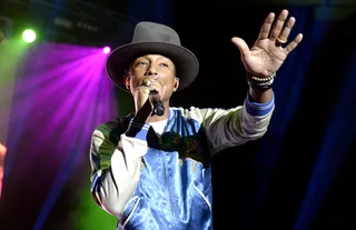 Pharrell - Skateboard P definitely added his own flavor to Future's "Move That Doh" alongside frequent collaborator Pusha T. P's bars earns him a nomination for Sweet 16: Best Featured Verse.(Photo: Bradley Kanaris/Getty Images)