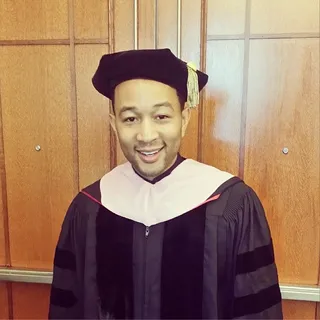 John Legend - Another graduation season is upon us. BET.com runs down prominent folks who are delivering commencement speeches in 2014.&nbsp;—&nbsp;Natelege Whaley&nbsp;  Singer&nbsp;John Legend&nbsp;returned to his alma mater, the University of Pennsylvania, on May 19 as commencement speaker. He received an honorary Doctor of Music.  (Photo: John Legend Via Instagram)