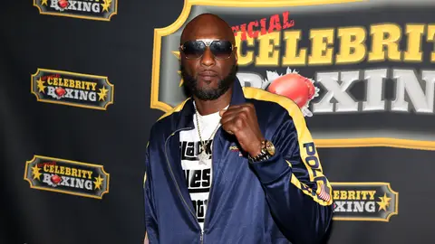 ATLANTIC CITY, NEW JERSEY - JUNE 11: Lamar Odom poses at the Celebrity Boxing match between Lamar Odom and Aaron Carter at Showboat Atlantic City on June 11, 2021 in Atlantic City, New Jersey. (Photo by Bill McCay/Getty Images)