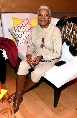 Rare Outing - Music legend Dionne Warwick attended National Geographic's The Story of God With Morgan Freeman world premiere after-party at Jazz at Lincoln Center.(Photo: Jamie McCarthy/Getty Images)