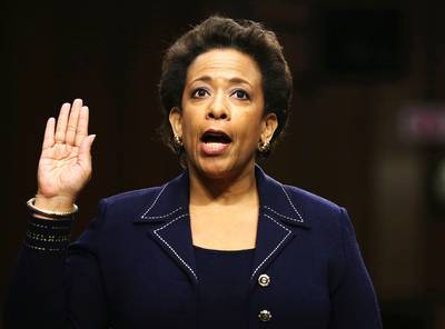 Paving the Way - Since 1836, accomplished African-Americans have blazed a trail of political firsts. BET.com takes a look at their amazing accomplishments.&nbsp;—&nbsp;Joyce Jones&nbsp;&nbsp;&nbsp;Loretta Lynch became the first African-American woman to serve as U.S. attorney general when she was confirmed by the Senate on April 23, 2015. She was sworn in on April 27.&nbsp;(Photo: Alex Wong/Getty Images)