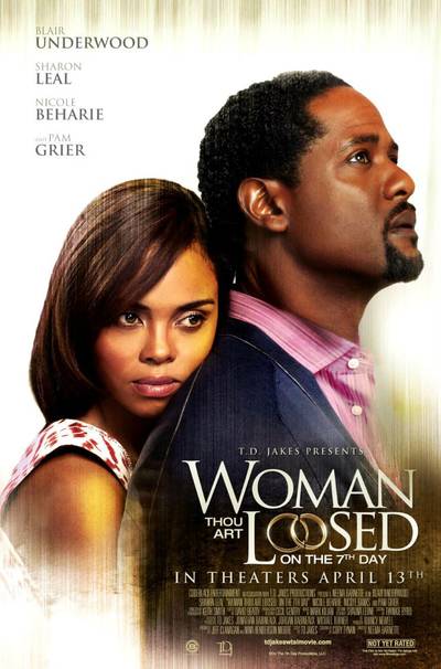 Woman Thou Art Loosed: On the 7th Day, Wednesday at 11A/10C - Blair Underwood and Sharon Leal are praying to stay together.&nbsp;(Photo: New Dimensions Entertainment)