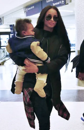 Ciara - &quot;My son has given me so much clarity and I couldn't be any more clear than I needed to be. I definitely know a lot of things that I don't want. I really know. I have to make sure I'm making the best decisions to make the universe right for him.&quot;(Photo: Cathy Gibson, PacificCoastNews)