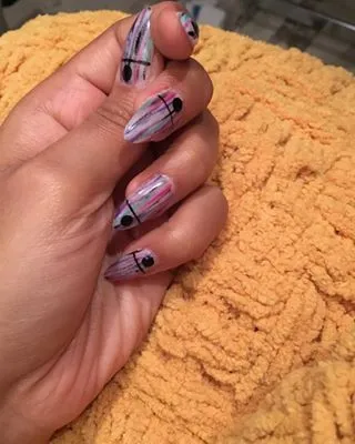 Angela Simmons - Meanwhile, her sister Angela serves some cool abstract art-inspired style. Instant conversation starter.(Photo: Angela Simmons via Instagram)