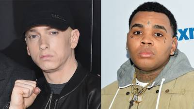 Eminem and Kevin Gates - The young Kevin Gates seems to be fighting some demons of his own. Eminem knows a thing or two about that. Considering that the record-breaking rapper has made it out the other side, he could provide some brotherly direction to the young one.(Photos from left: Dimitrios Kambouris/Getty Images, Slaven Vlasic/Getty Images)