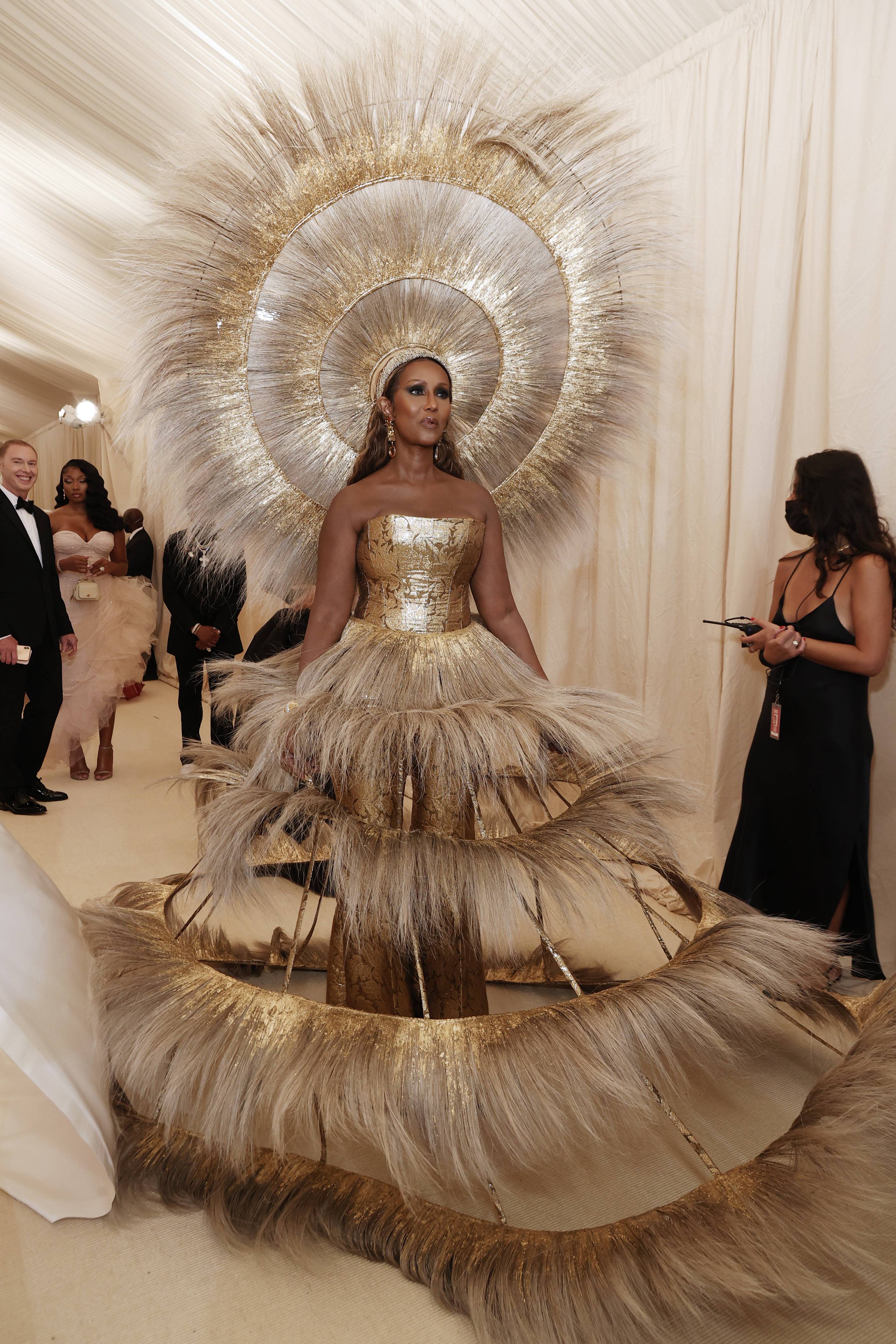Iman A true Image 6 from MET GALA 2021 The Iconic Red Carpet