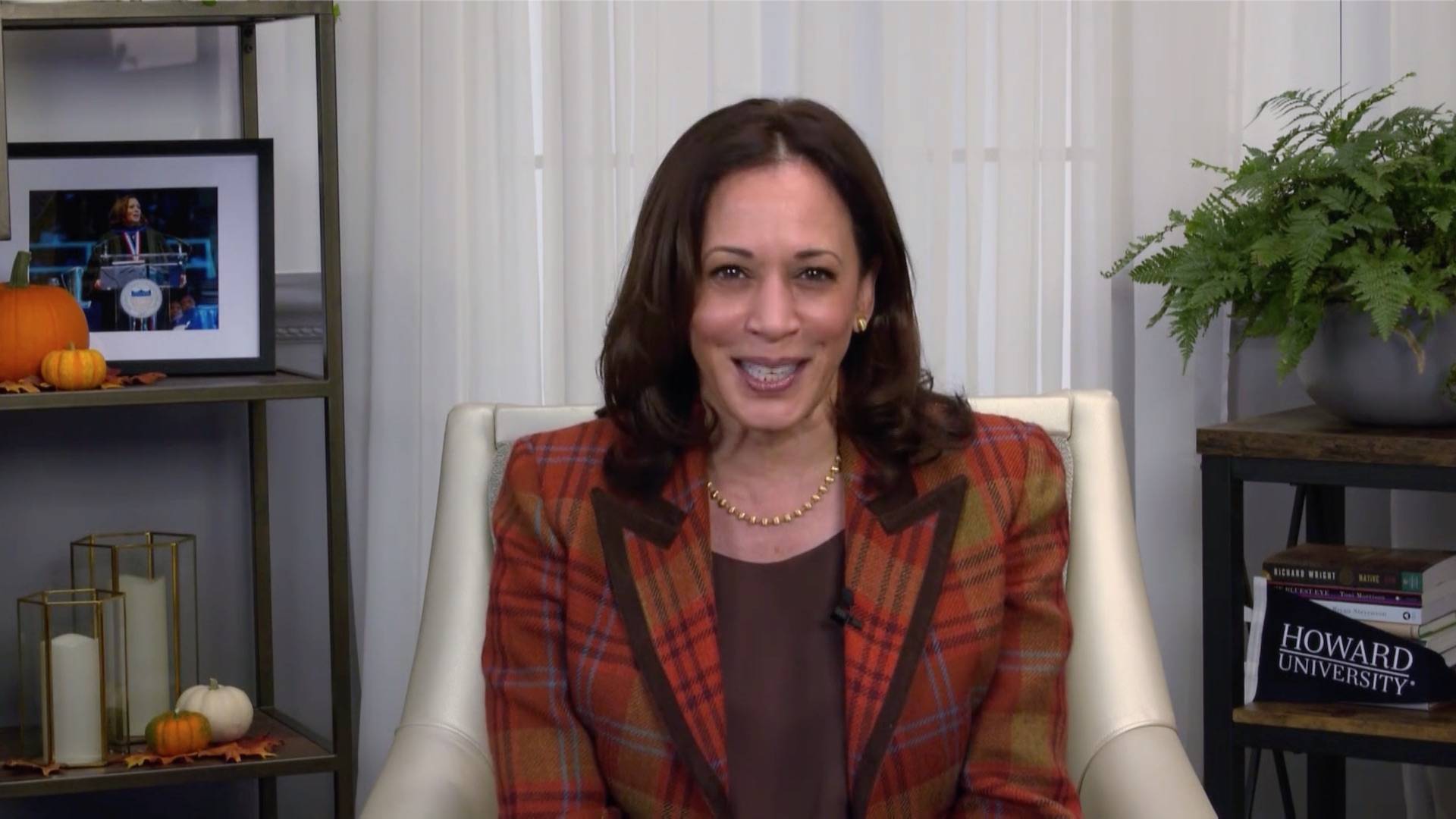 Kamala Harris on the BET Hip Hop Awards 2020.