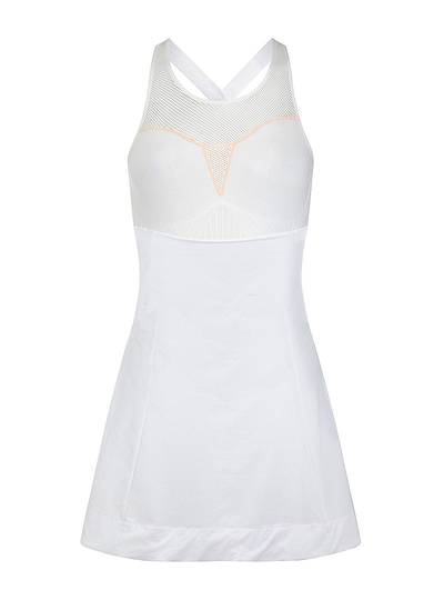 Sweaty Betty Backspin Seamless Tennis Dress ($220) - Serena got you incorporating tennis into your routine? This little white dress will make you the flyest chick on the court.&nbsp;(Photo: Sweaty Betty)