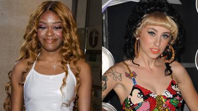 The unicorn of apologies - We’re going to label her apology to Kreayshawn in 2012 the unicorn of apologies since it’s rare and because it is the only direct apology she seems to have made.&nbsp;(Photos from left: WENN, Jason Merritt/Getty Images)&nbsp;