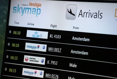 Where Was the Flight Headed? - The airliner was traveling from Amsterdam to Kuala Lumpur when it crashed.&nbsp;(Photo: AP Photo/Vincent Thian)