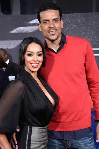 Matt Barnes and Gloria Govan - Basketball Wives star Gloria Govan and her former hubby, Matt Barnes, split this year with &quot;trust issues&quot; labeled as the reason. Though their marriage is over, the former couple remains on good terms, with Govan saying, &quot;We're dope.&quot;(Photo: Frazer Harrison/Getty Images)