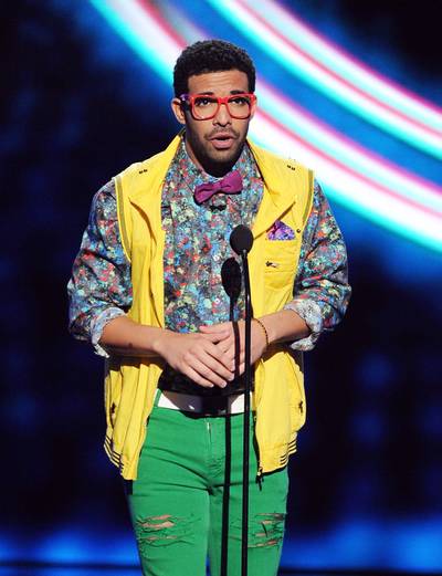 Drake Dresses as Russell Westbrook - Here, Drizzy does his best off-court Russell Westbrook&nbsp;style impersonation. The Oklahoma City Thunder's point guard is known for his wild fashion game and we think Drake&nbsp;got this one well covered.(Photo: Kevin Winter/Getty Images)