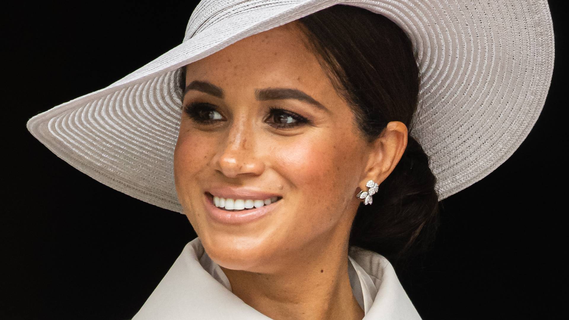 Meghan, Duchess of Sussex attends the National Service of Thanksgiving at St Paul's Cathedral on June 03, 2022 in London, England. The Platinum Jubilee of Elizabeth II is being celebrated from June 2 to June 5, 2022, in the UK and Commonwealth to mark the 70th anniversary of the accession of Queen Elizabeth II on 6 February 1952. on June 03, 2022 in London, England. The Platinum Jubilee of Elizabeth II is being celebrated from June 2 to June 5, 2022, in the UK and Commonwealth to mark the 70th anniversary of the accession of Queen Elizabeth II on 6 February 1952.