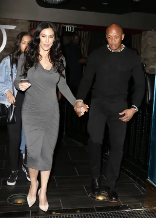 Night Out - Dr. Dre was on hand at the Haute Living Pre-Oscars Dinner at Mastro's Steakhouse in Beverly Hills.(Photo: MHD, PacificCoastNews)