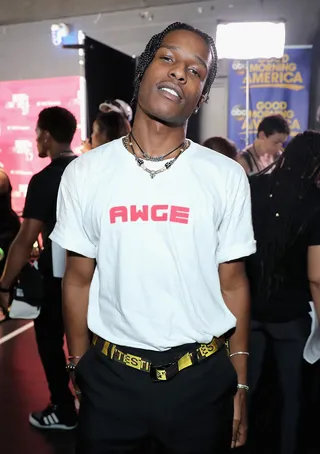 A$AP Rocky Is Posted Up at BET Awards - (Photo: Neilson Barnard/Getty Images for BET)