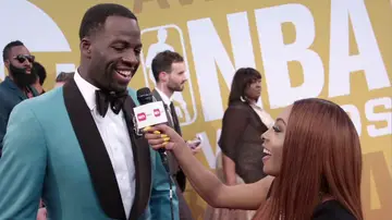 Draymond Green talks with Jamila Mustafa evolution of fellow NBA player's style on Sports News.