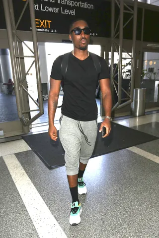 Demetrius Shipp Jr. - All Eyez on Me actor Demetrius Shipp Jr. arrived at LAX airport in Los Angeles. (Photo: PacificCoastNews)
