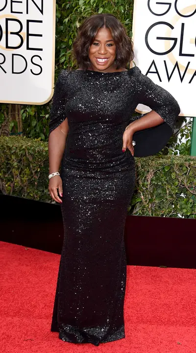 Uzo Aduba - Statuette or not, the Orange Is the New Black star is always a winner on the red carpet. Here, she goes for classic and classy in a black sequined gown.(Photo: Steve Granitz/WireImage)