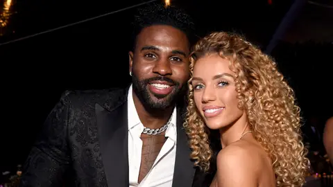 Jason Derulo and Jena Frumes attend the Baby2Baby 10-Year Gala presented by Paul Mitchell on November 13, 2021 in West Hollywood, California. 