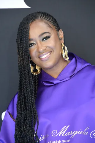 Rapsody - Braids are always and will forever be in style no matter the season. Rapsody’s lemonade braids with curly ends were a beauty to see at the star studded event.&nbsp; (Photo: by Frazer Harrison/Getty Images)