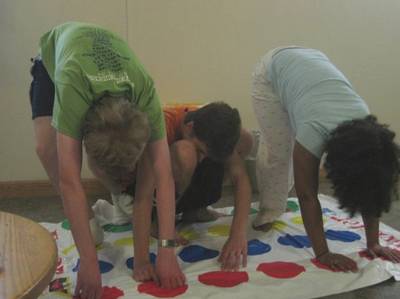 Twister - Nothing brings people closer than a game of Twister.
