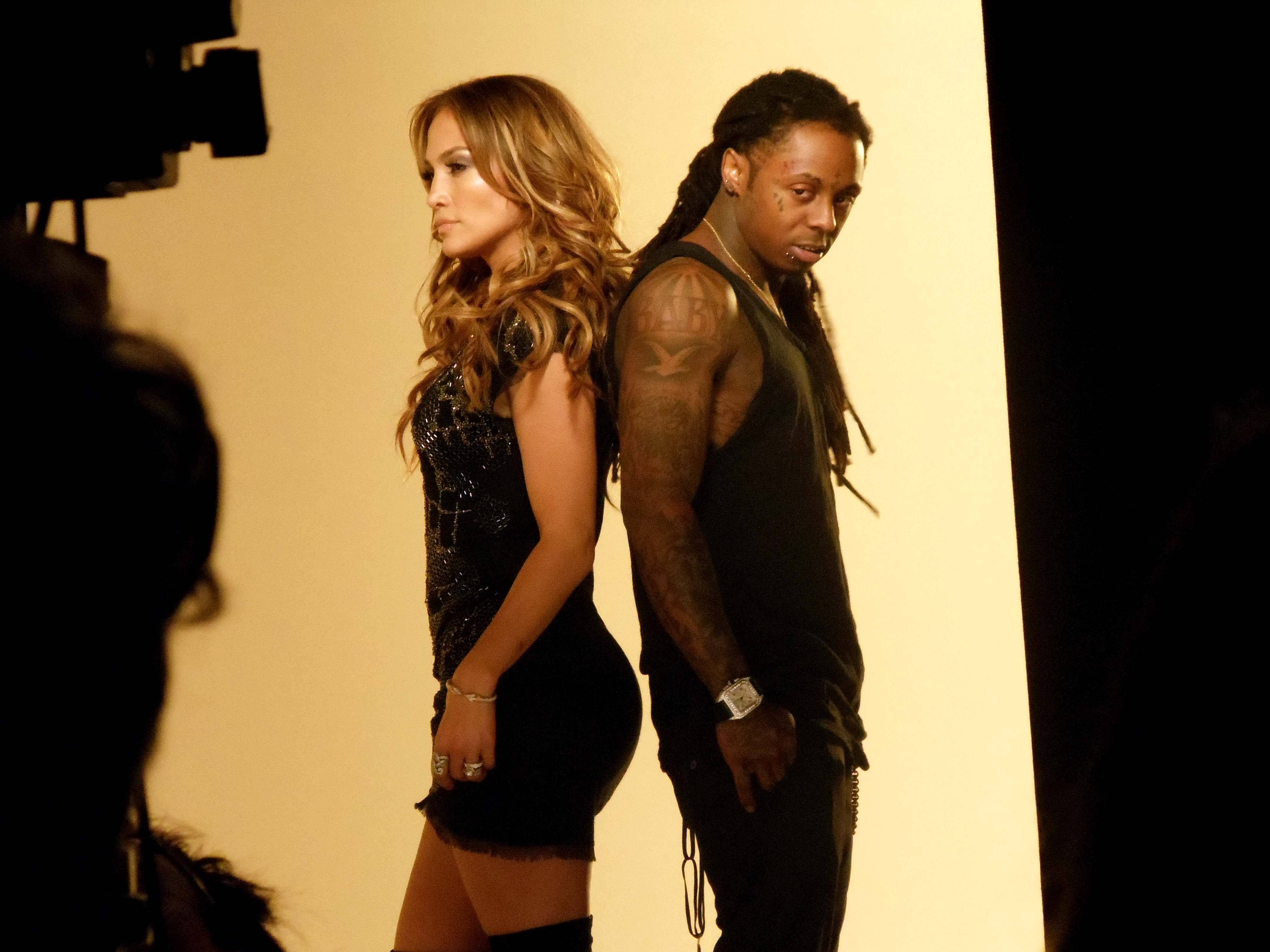 Jennifer Lopez and Lil Wayne Shoot Video | News | BET