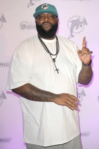 Rick Ross (@rickyrozay) - Ever wonder what's going through the Bawse's head? Check his Twitter timeline.TWEET: "not a wrinkle in my polo." (Photo: Jeff Daly/PictureGroup)