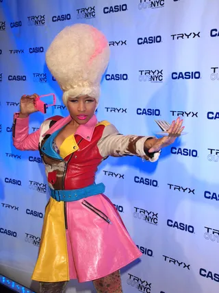 Nicki Minaj - “Yeah, I've been getting a lot of requests to do some features, but if I can't give myself wholeheartedly, I always pass. I definitely never want to be just doing too many features that they start getting watered-down and I'm not giving my whole, true self."  (Photo credit: Camera Press/Retna Ltd.)