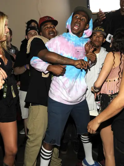 Odd Future - When a fan jumped on stage at an Odd Future show in San Antonio in 2012, the Los Angeles crew was none too pleased. Before long, he was being pummeled by some OF members. The fan, a 17-year-old, ended up filing a police report against the group for what went down.(Photo: Frank Micelotta/PictureGroup)