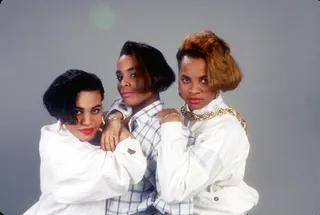 Salt-N-Pepa changed the face of hip hop with their edgy asymmetric hairdos. - (Photo by Michael Ochs Archives/Getty Images) (Photo by Michael Ochs Archives/Getty Images)