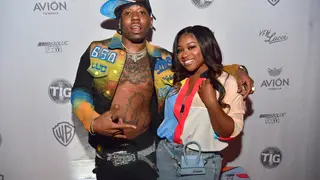 ATLANTA,GA - JUNE 17: YFN Lucci and Reginae Carter attend 650 LUC: Gangsta Grillz Listening Event at The Garage at Tech Square on June 17, 2019 in Atlanta, Georgia.(Photo by Prince Williams/Wireimage)