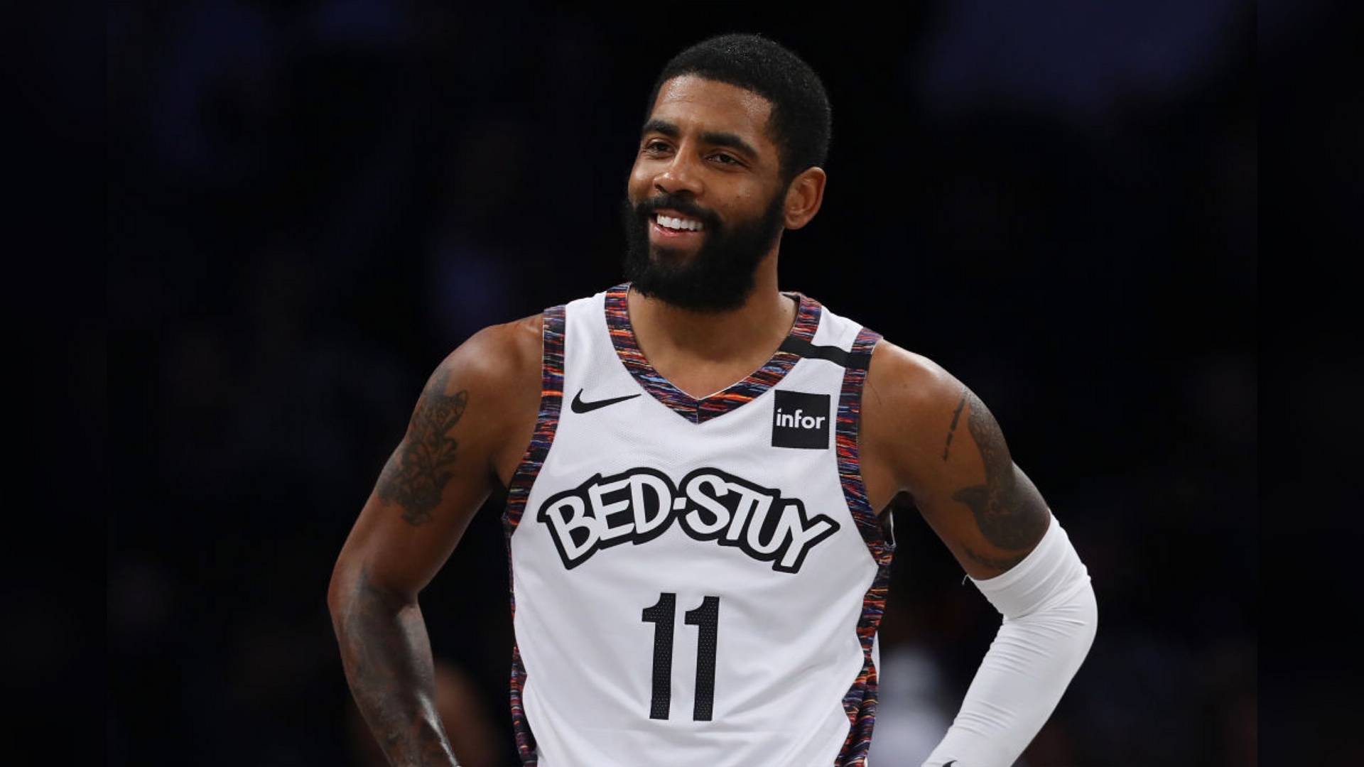 Kyrie Irving on BET Buzz 2020.