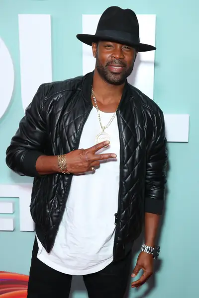 Actor Darrin Henson poses at the Los Angeles premiere. - (Photo by Leon Bennett/Getty Images for BET)