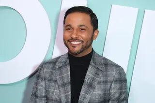 Jason Dirden, who plays Gerald Aims on the show, poses at the premiere. - (Photo by Leon Bennett/Getty Images for BET)