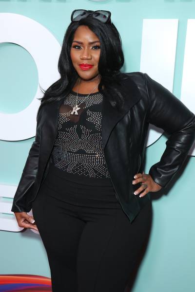 Kelly Price, who portrays Brianne Clarke, attends the premiere. - (Photo by Leon Bennett/Getty Images for BET)