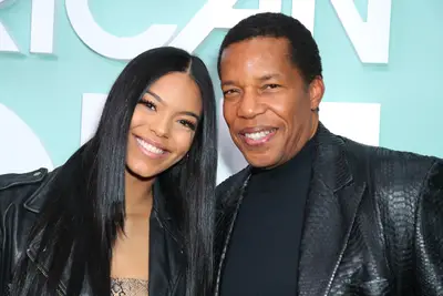 Executive Producer Tony Cornelius and his daughter Christina Cornelius attend the red carpet premiere. - (Photo by Leon Bennett/Getty Images for BET)