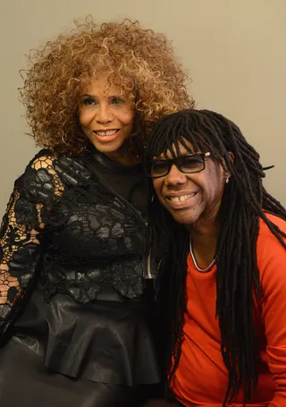 CHIC's Alfa Anderson and Nile Rodgers - (Photo: Shahar Azran)