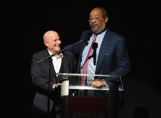 Chairman and CEO of MacAndrews &amp; Forbes and Apollo Board Member Ronald Perelman and Apollo Board Member Richard Parsons - (Photo: Shahar Azran)