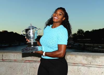 20th Grand Slam Title - Williams's 6-3, 6-7 (2), 6-2 win over Lucie Safarova in the French Open's title match this year gave the tennis great her 20th career Grand Slam win. She's now only two Grand Slam tournament wins from tying Steffi Graf's 22 and four away from having the same mark as Margaret Court's 24 as the women with the all-time most Grand Slam wins.(Photo: Clive Brunskill/Getty Images)