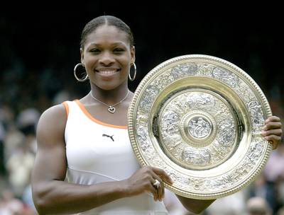 2003 Wimbledon - Serena Williams&nbsp;made it back-to-back Wimbledon wins, once again taking bragging rights from big sis.&nbsp;(Photo: Phil Cole/Getty Images)