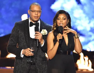 Empire State of Mind - Empire stars Terrence Howard and Taraji P. Henson host Spike TV's Guys Choice Awards in Los Angeles.  (Photo: Kevin Winter/Getty Images for Spike TV)