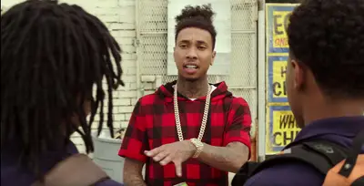 Tyga as Whack MC in&nbsp;Barbershop: The Next Cut&nbsp; - According to IMDB, Tyga is listed as playing “Whack MC.” There’s a joke in there somewhere, right?(Photo: MGM/New Line Cinema)