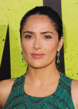 Salma Hayek: September 2 - The Frida actress and Hollywood mogul still looks amazing at 46.  (Photo: Kevin Winter/Getty Images)
