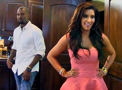 Keeping Up With Kim - A full two years before they were officially a couple, Kanye dropped in on an episode of Kim's reality show Keeping Up With the Kardashians. In the October 2010 episode, Kim was dating Halle Berry's ex Gabriel Aubry and Kanye had just ended things with Amber Rose. The fact that the notoriously private star was willing to appear on a reality show should have been our first clue that these two were more than just friends.(Photo: E! Networks)