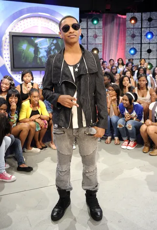 Jacob Latimore Looking Fresh - Jacob Latimore at 106 &amp; Park, August 23, 2012. (Photo: John Ricard / BET)