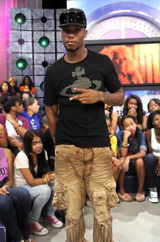 B.O.B Swagged Out - B.O.B. at 106 &amp; Park, August 23, 2012. (Photo: John Ricard / BET)