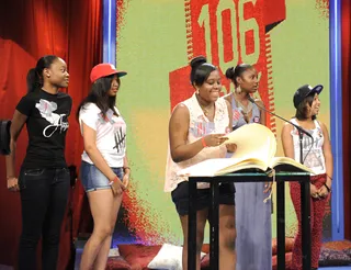 Ask Trey - Fans ask Trey Songz questions at 106 &amp; Park, August 21, 2012. (Photo: John Ricard / BET)
